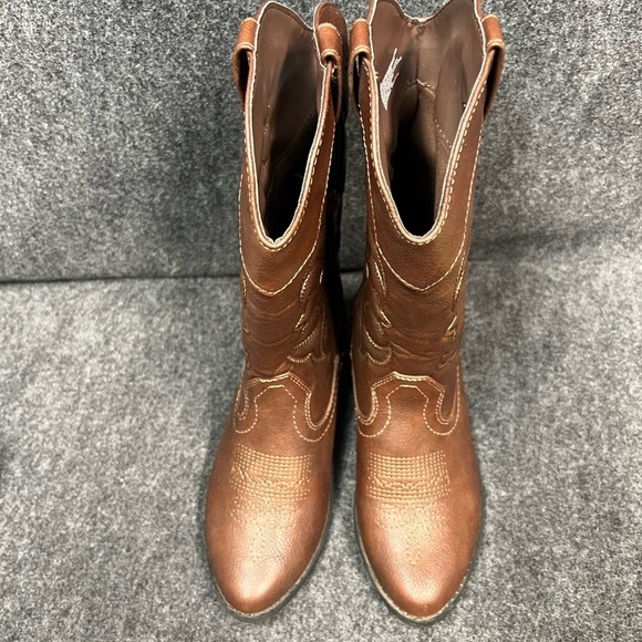 Cat & Jack Kids Montana Zipper Western Boots - Picture 6 of 14